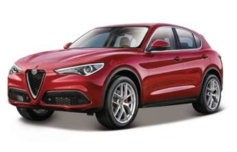 Alfa Romeo Stelvio Red 1:24 BBURAGO