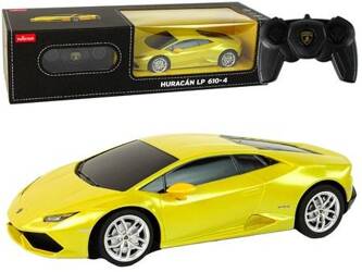 Auto R/C Lamborghini Huracan Rastar 1:24 żółte