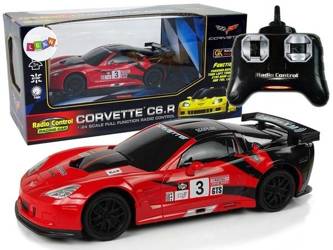 Auto sportowe R/C 1:24 Corvette C6.R czerwone