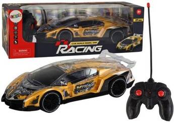 Auto sportowe żółte R/C 1:16