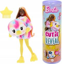 BARBIE CUTIE REVEAL KOLOROWE MARZENIA Lalka w kostiumie zwierzątka PINGIWN HRK40