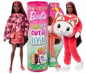 BARBIE CUTIE REVEAL LALKA W PRZEBRANIU CZERWONEJ PANDY HRK23