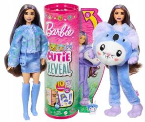 BARBIE CUTIE REVEAL LALKA W PRZEBRANIU KRÓLICZKA KOALI HRK26