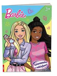 Barbie. Kolorowanka z naklejkami