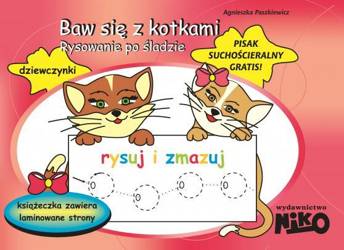 Baw się z kotkami. Rysowanie po śladzie