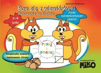 Baw się z wiewiórkami. Rysowanie po śladzie