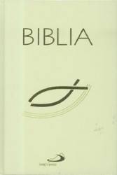 Biblia z rybką biała