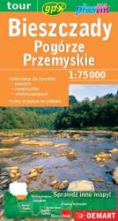 Bieszczady i Pogórze Przemyskie - mapa turystyczna