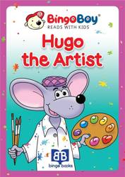 Bingo Boy reads with Kids. Hugo the Artist