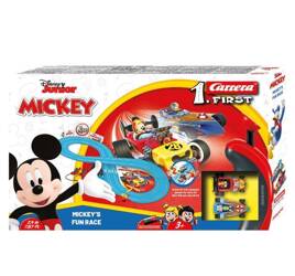 Carrera FIRST Zestaw na baterie Mickey's Fun Race