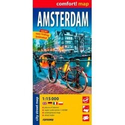 Comfort! map Amsterdam 1:15 000 plan miasta