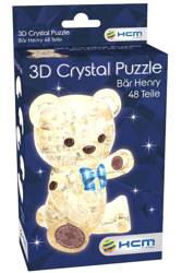 Crystal puzzle Miś Henry brązowy