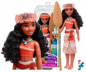 DISNEY MOANA VAIANA lalka + kogut Hei Hei + akcesoria HLW36