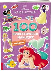 Disney Księżniczka. 100 brokatowych naklejek