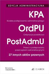 Edycja administracyjna. KPA. OrdPU. PostAdmU