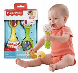 FISHER PRICE GRZECHOTKI KOLOROWE MARAKASY dla maluszka BLT33