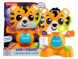 FISHER PRICE LINK SQUAD INTERAKTYWNY TYGRYSEK zabawka edukacyjna +9 m-cy HYL33