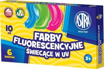 Farby fluorescencyjne 6 kolorów ASTRA