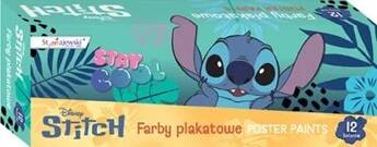 Farby plakatowe 12 kolorów 20ml Stitch