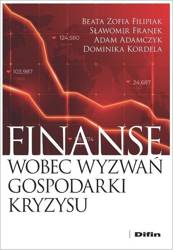 Finanse wobec wyzwań gospodarki kryzysu