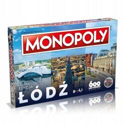 GRA PLANSZOWA MONOPOLY MIASTO ŁÓDŹ + gratis puzzle 1000 el