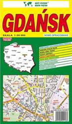 Gdańsk 1:26 000 plan miasta PIĘTKA