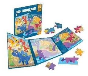 Genialny dzieciak. Puzzle magnetyczne Dinozaury