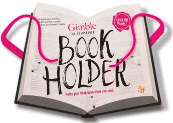 Gimble Book Holder różowy uchwyt do książki