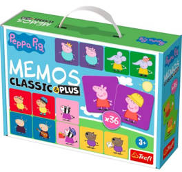 Gra Memos classic & plus Świnka Peppa