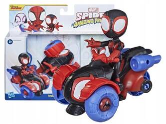 HASBRO MARVEL SPIDEY FIGURKA MILES MORALES z pojazdem Techno Racer F1941