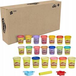 HASBRO PLAY DOH CIASTOLINA DUŻY ZESTAW 21 TUB 1,5 kg ciastoliny + akcesoria F5735