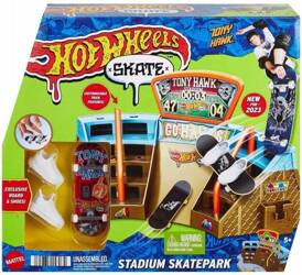 HOT WHEELS DESKOROLKA Skate + buty ZESTAW STADIUM SKATEPARK HPG34