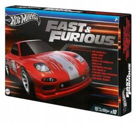 HOT WHEELS FAST & FURIOUS 2024 zestaw 10 autek HVX27