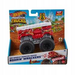 HOT WHEELS MONSTER TRUCK ROARIN WRECKERS 5 ALARM dźwięk światło HDX65