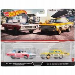 HOT WHEELS PREMIUM CULTURE CAR 2-pack 63PLYMOUTH BELVEDERE 426 WEDGE/ DODGE HKF56