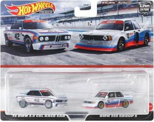 HOT WHEELS PREMIUM CULTURE CAR HKF55 2-pack '73 BMW 3.0 CSL Race Car/BMW320