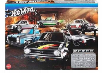 HOT WHEELS THEMED ZAMAC zestaw 6 autek PICKUP COLLECTION HRX57