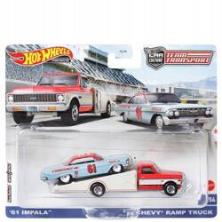 HOT WHEELS Team Transport 61 IMPALA +72 CHEVY RAMP HKF40