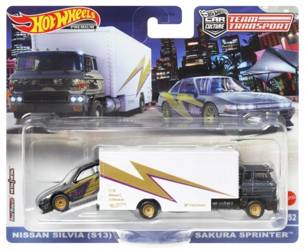 HOT WHEELS Team Transport Nissan Silvia S13 SakurA HKF41