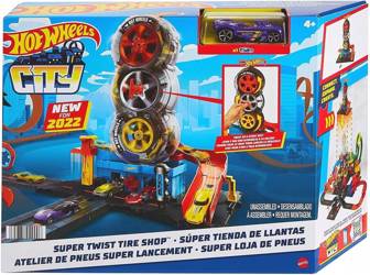 Hot Wheels zestaw wyścigowy Warsztat opon HDP02