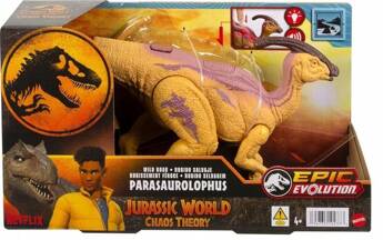 JURASSIC WORLD CHAOS THEORY EPIC EVOLUTIONS DINOZAUR Parasaurolophus 28cm HTK75