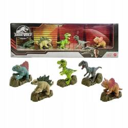 JURASSIC WORLD DINOZAUR zestaw 5 figurek GXW45