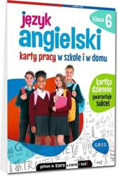 Język angielski Karty pracy w szkole i w domu SP 6