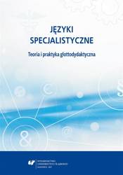 Języki specjalistyczne. Teoria i praktyka glottody