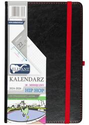 Kalendarz 2024/2026 A5 18M + notes Hip Hop czarny