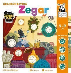 Kapitan Nauka. Gra edukacyjna. Zegar