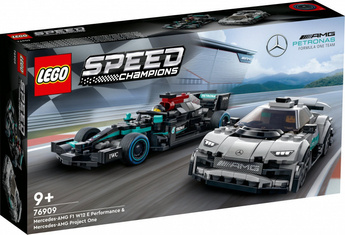 Klocki Speed Champions 76909 Mercedes-AMG F1 W12 E Performance i Mercedes-AMG ONE