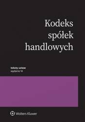 Kodeks spółek handlowych. Przepisy w.14