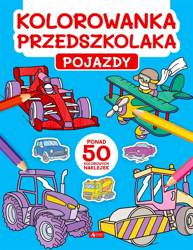 Kolorowanka przedszkolaka. Pojazdy