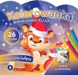 Kolorowanka z tatuażami flou Magiczne święta